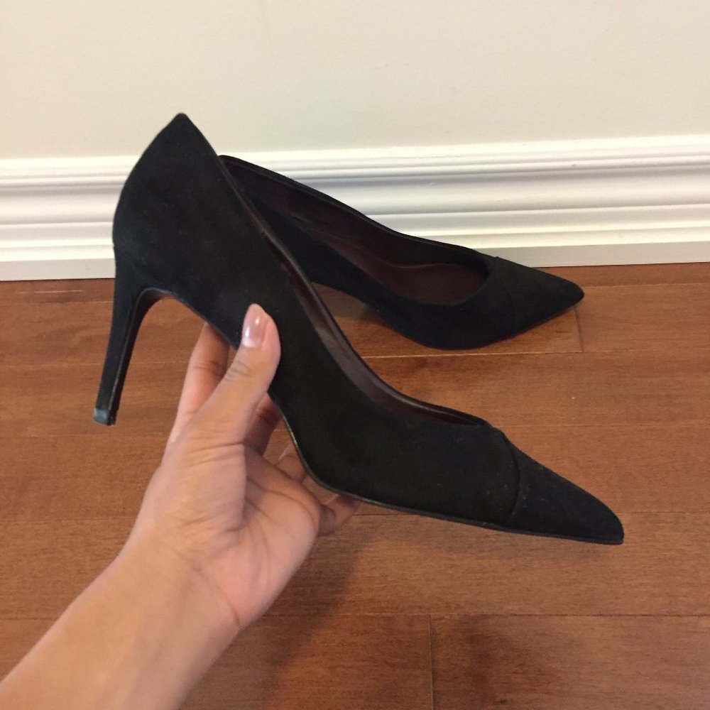 Classic Black Kitten Heels Zara
